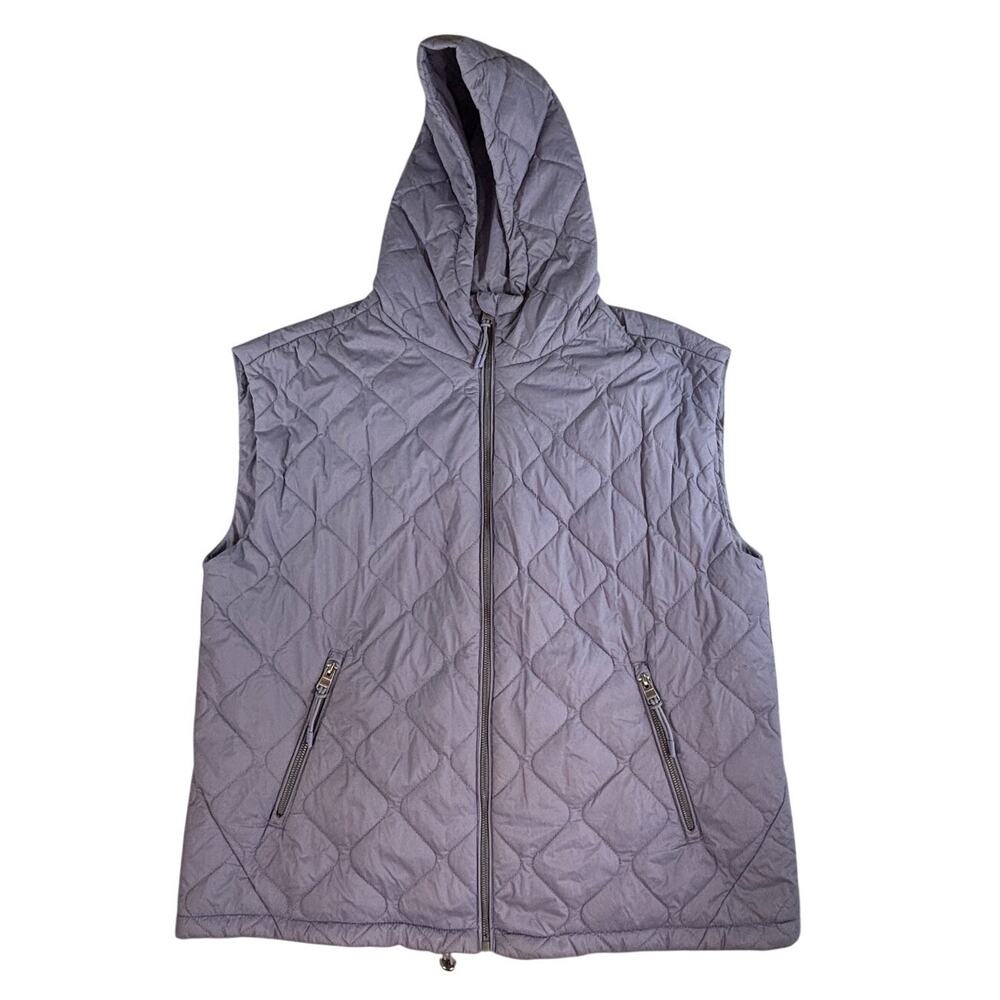 Calvin Klein Performance Onion‎ Quilt puffer Oversized Hooded Vest Size L